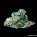 Calcite with Dioptase and Duftite - image 5