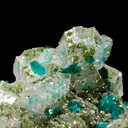 Calcite with Dioptase and Duftite - image 1