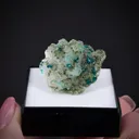 Calcite with Dioptase and Duftite - image 2