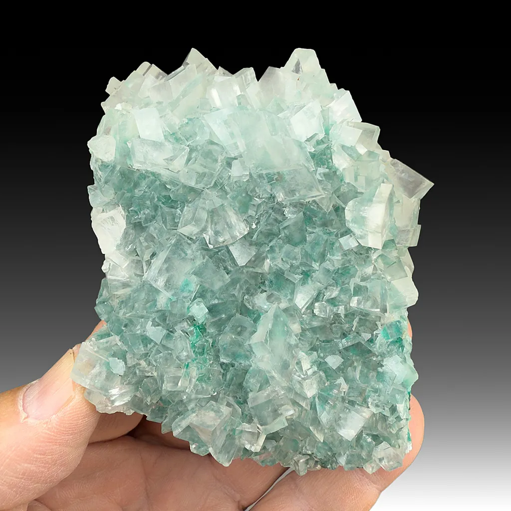 Calcite with Dioptase image