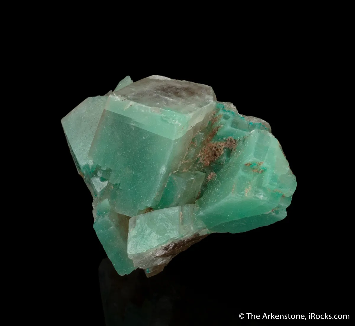 Calcite with Dioptase inclusions - image 4