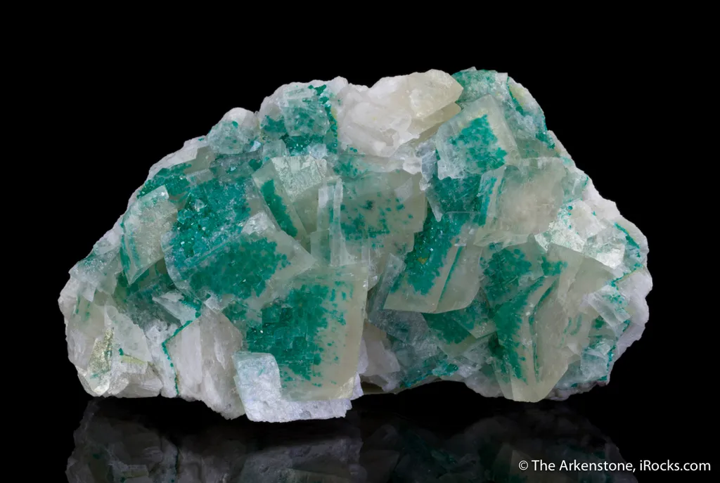 Calcite with Dioptase Inclusions - image 2