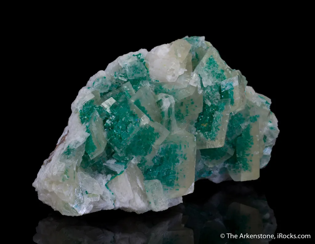 Calcite with Dioptase Inclusions - image 6