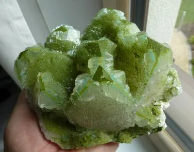 Calcite with Duftite and Dioptase - image 2