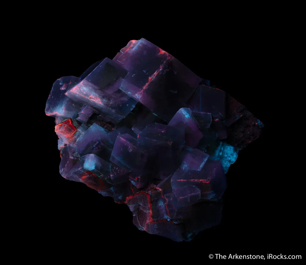 Calcite with Duftite & Hematite phantoms - image 7