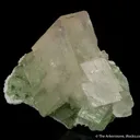 Calcite with Duftite on Dolomite cast - image 3