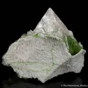 Calcite with Duftite on Dolomite cast - image 5