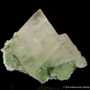 Calcite with Duftite on Dolomite cast - image 1