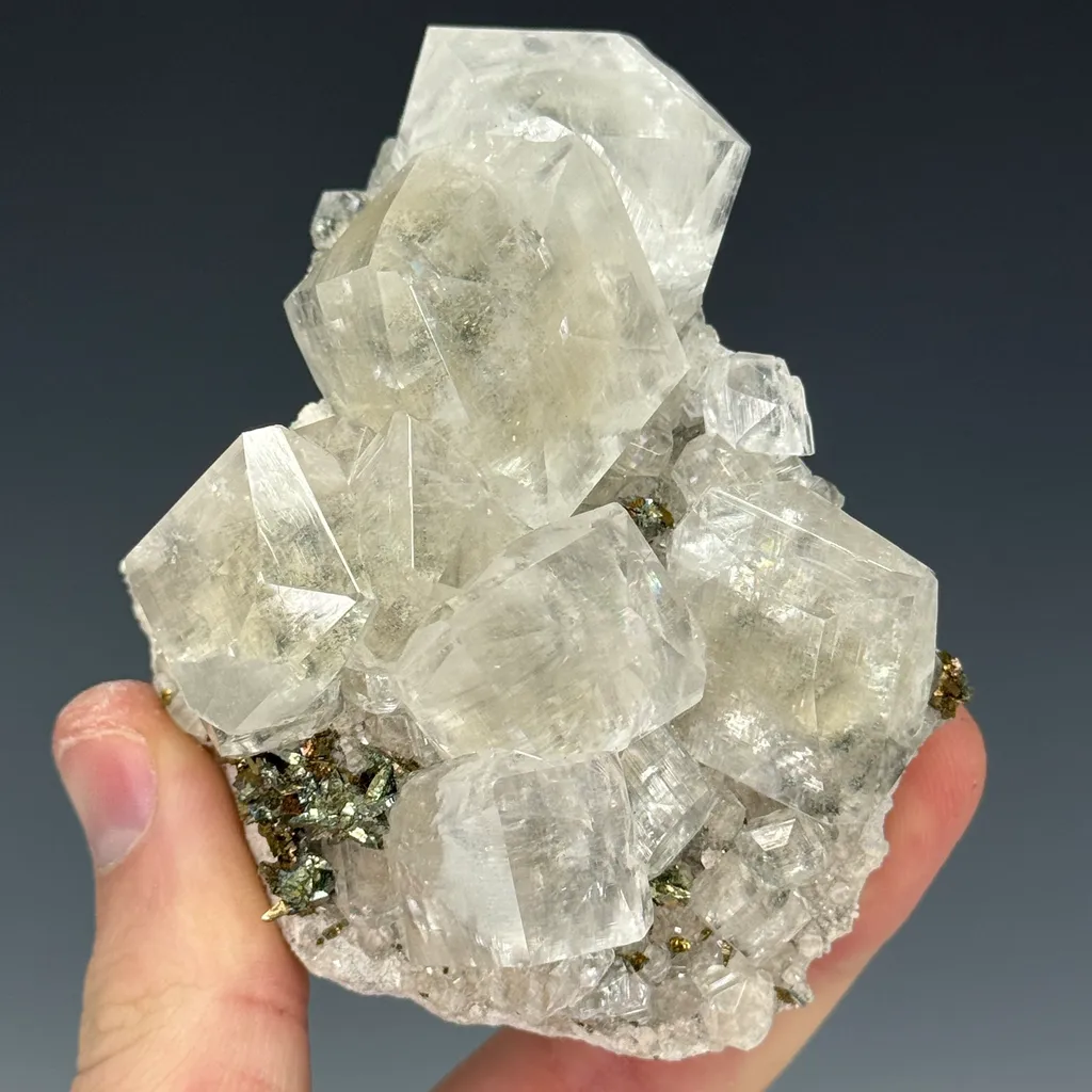 Calcite with image