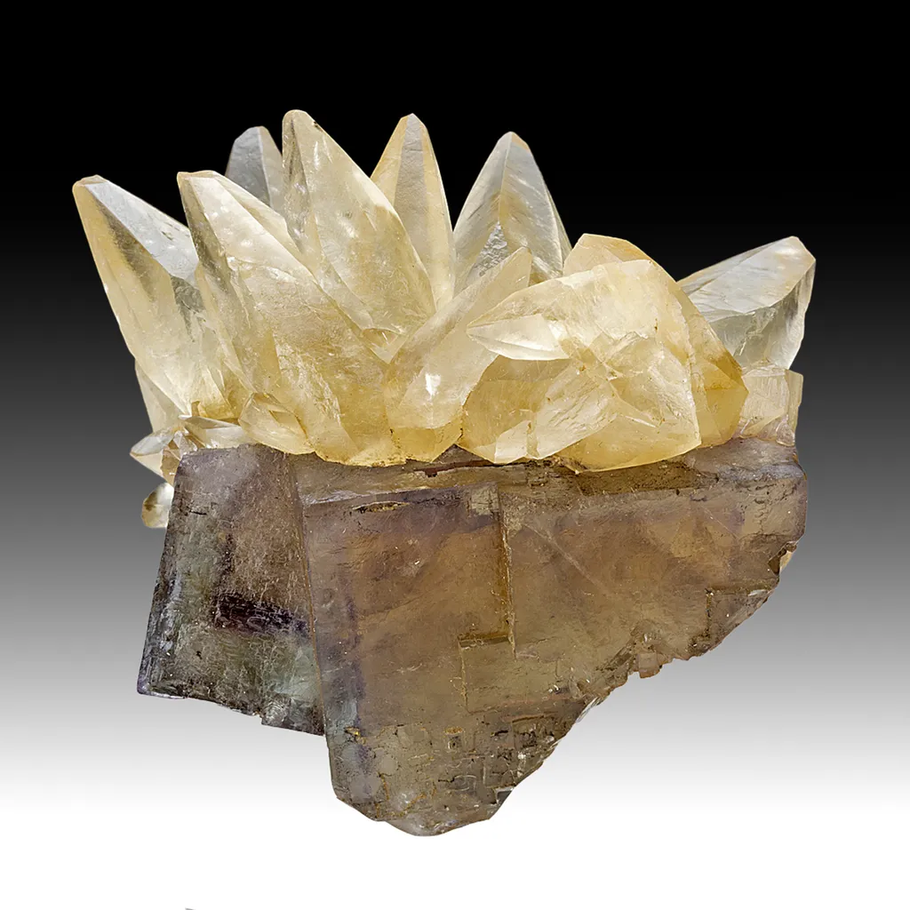 Calcite with Fluorite image