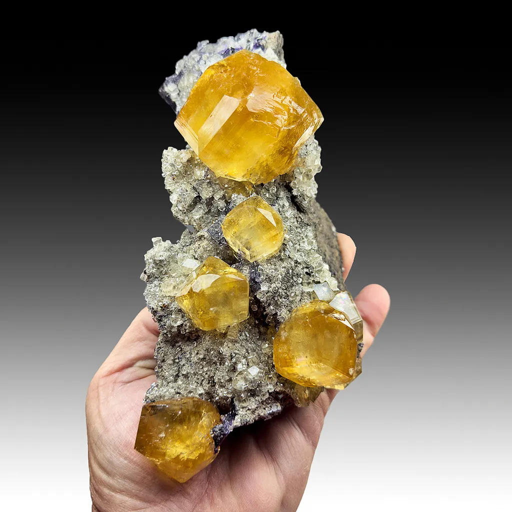 Calcite with Fluorite image