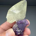 Calcite with Fluorite - image 2