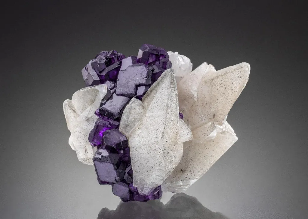 Calcite with Fluorite image