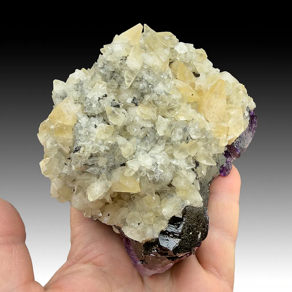 Calcite with Fluorite image