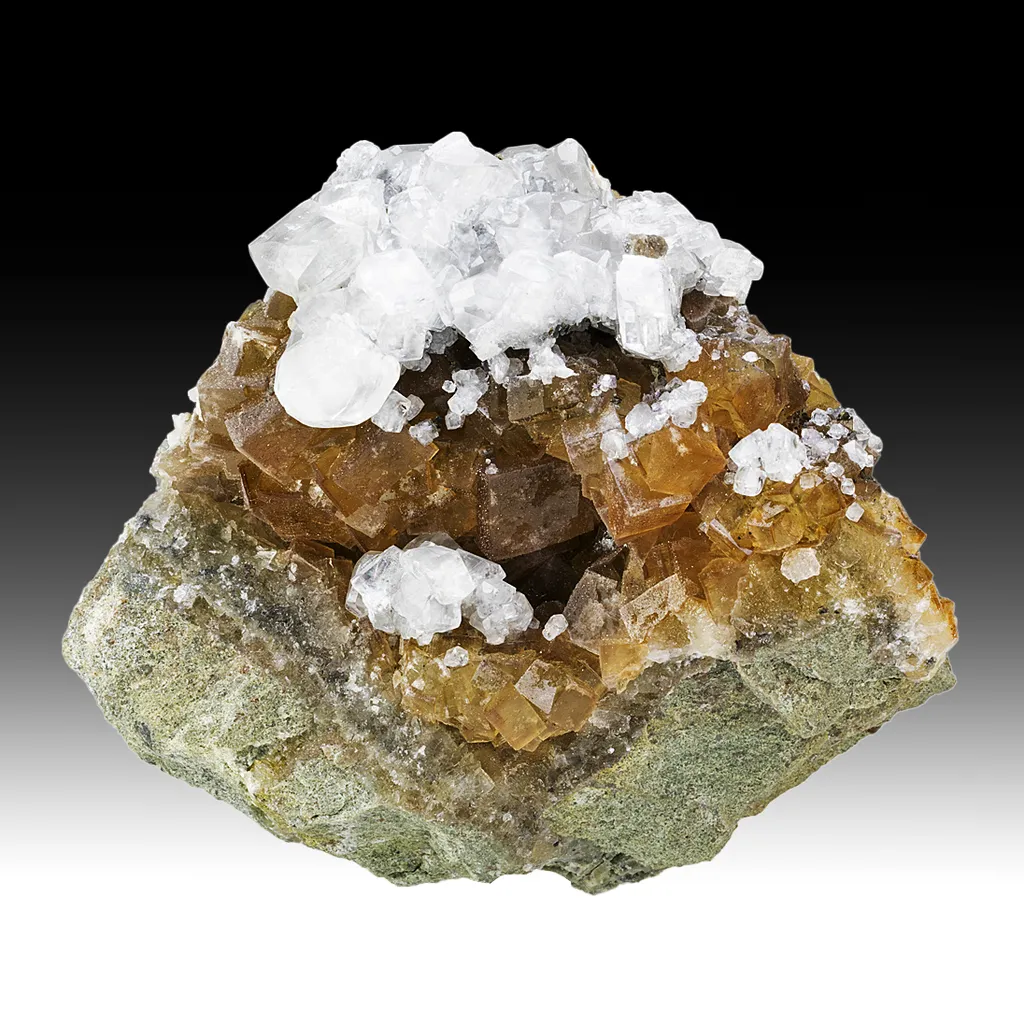 Calcite with Fluorite image