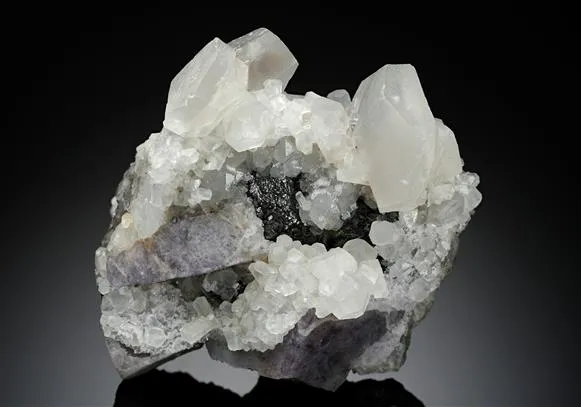 Calcite with Fluorite image