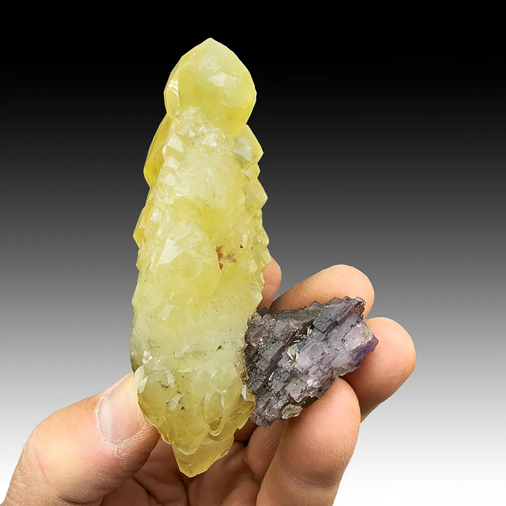Calcite with Fluorite