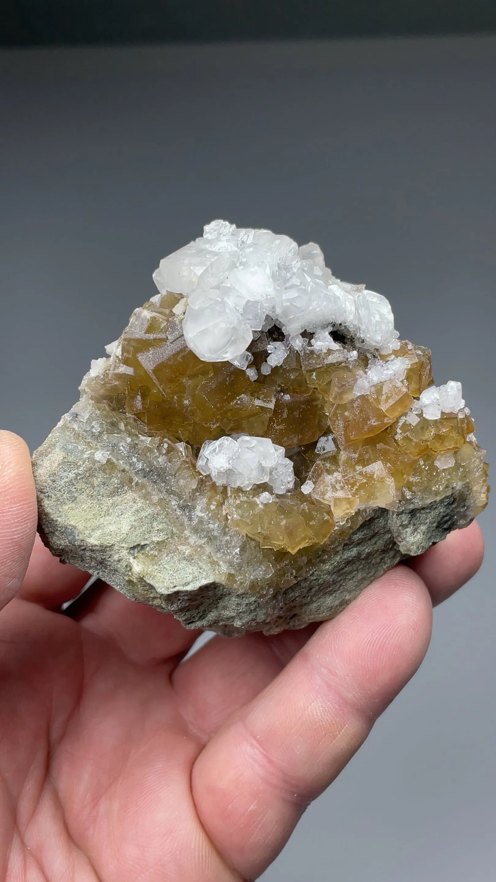 Calcite with Fluorite - image 2