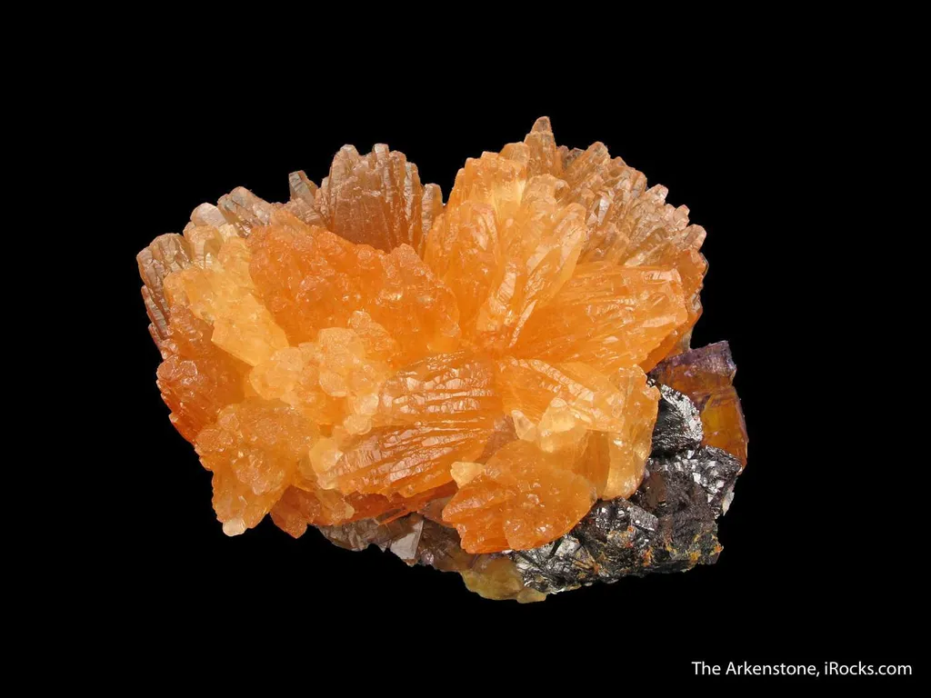 Calcite with Fluorite and Sphalerite image