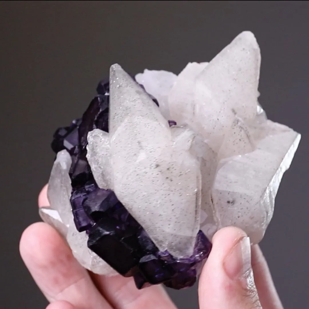 Calcite with Fluorite - image 2
