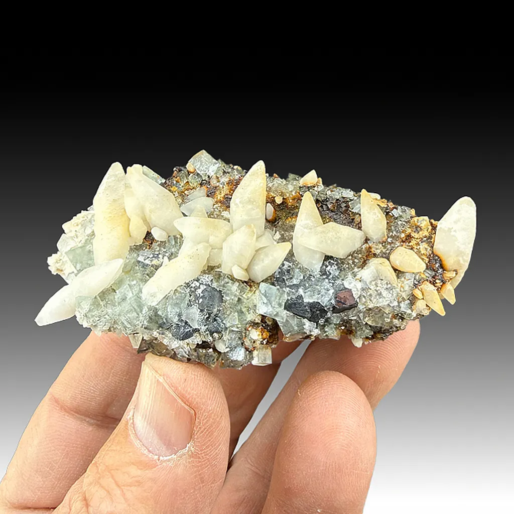 Calcite with Fluorite image