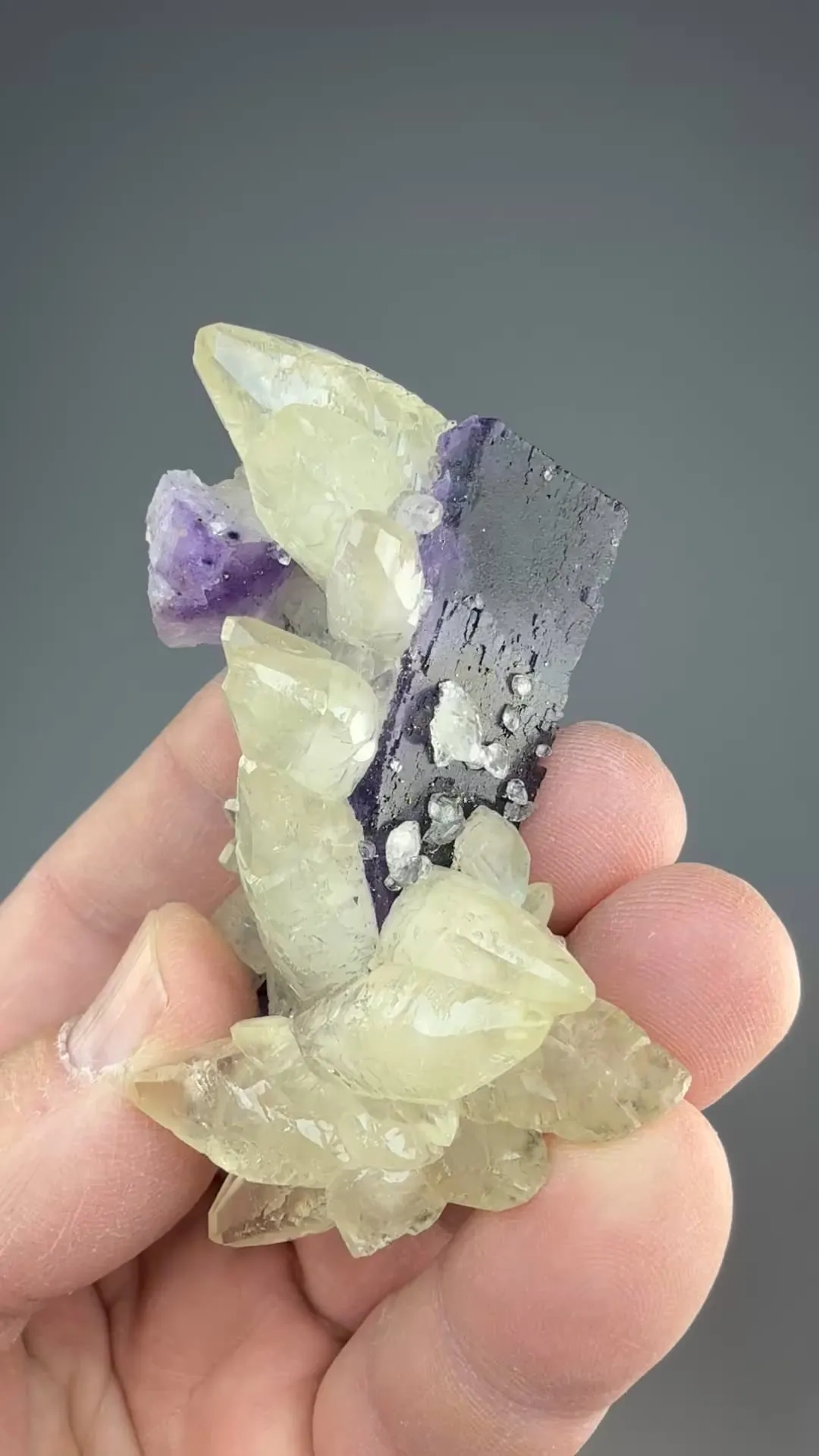 Calcite with Fluorite - image 2