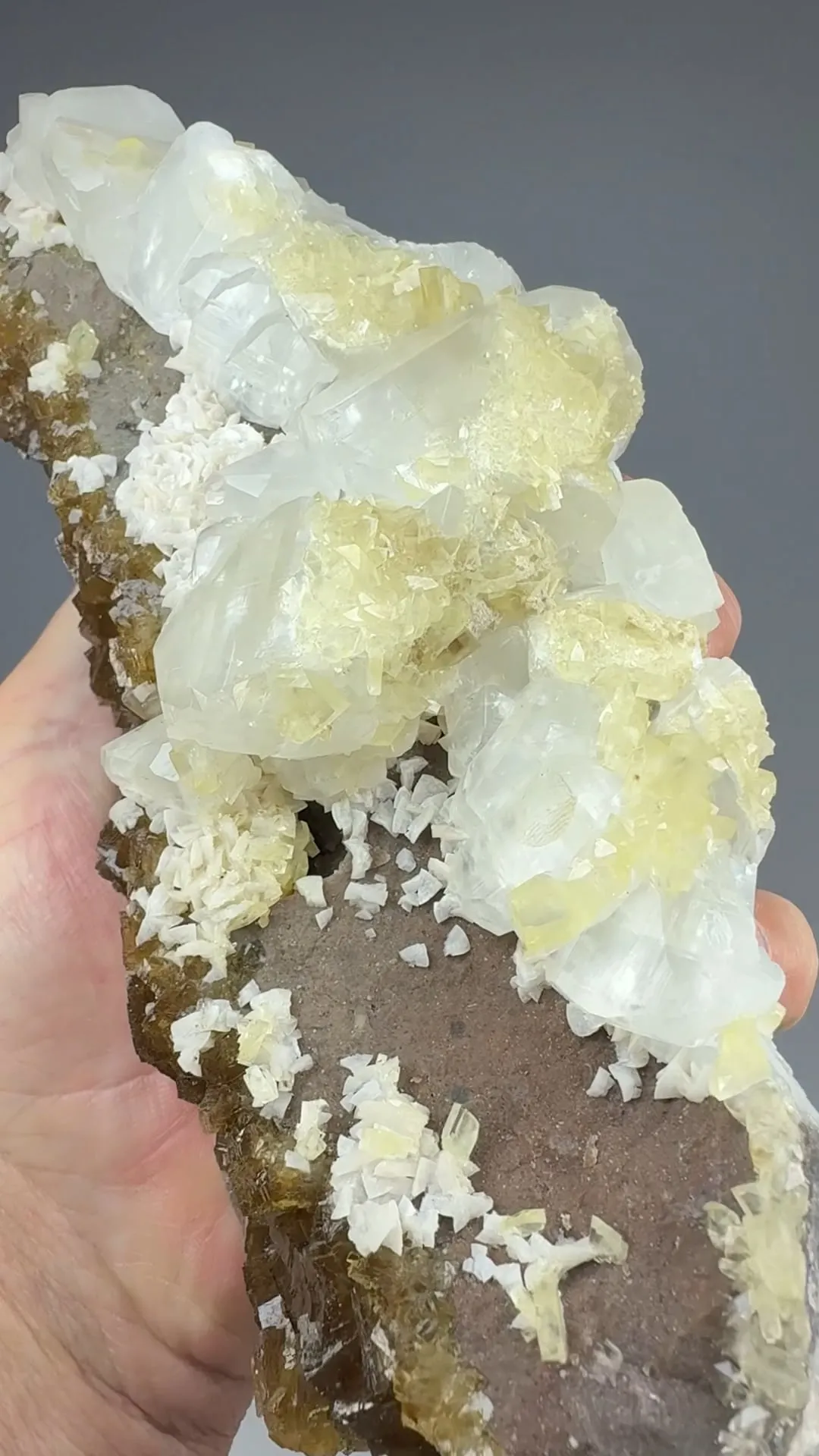 Calcite with Fluorite, Dolomite, Barite - image 2
