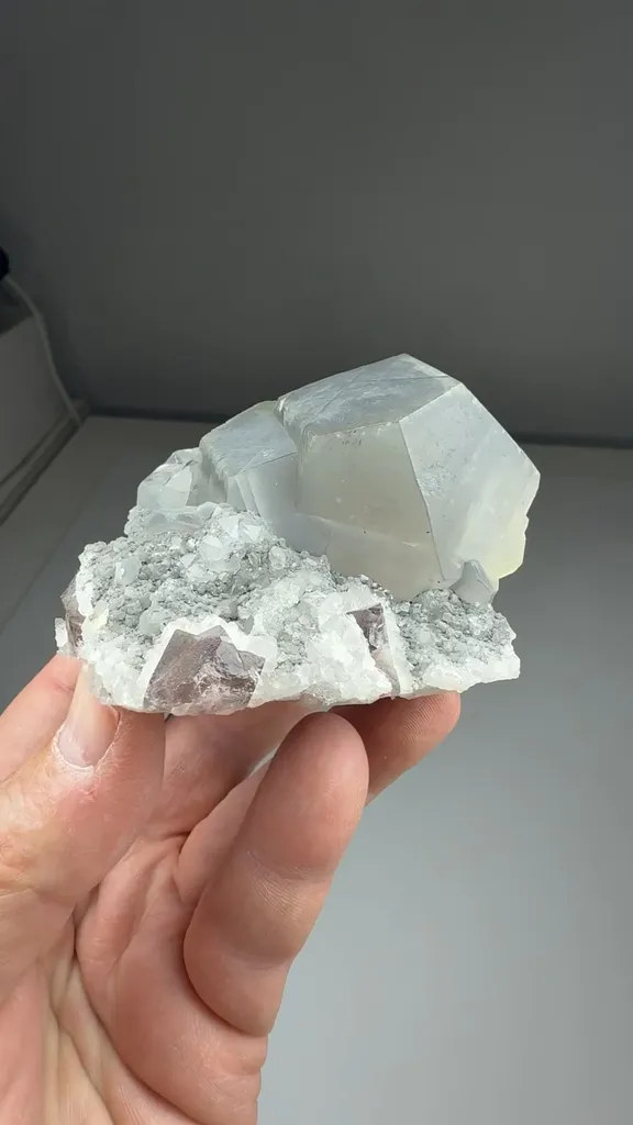 Calcite with Fluorite - image 2
