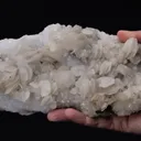 Calcite with Fluorite on Quartz - image 2