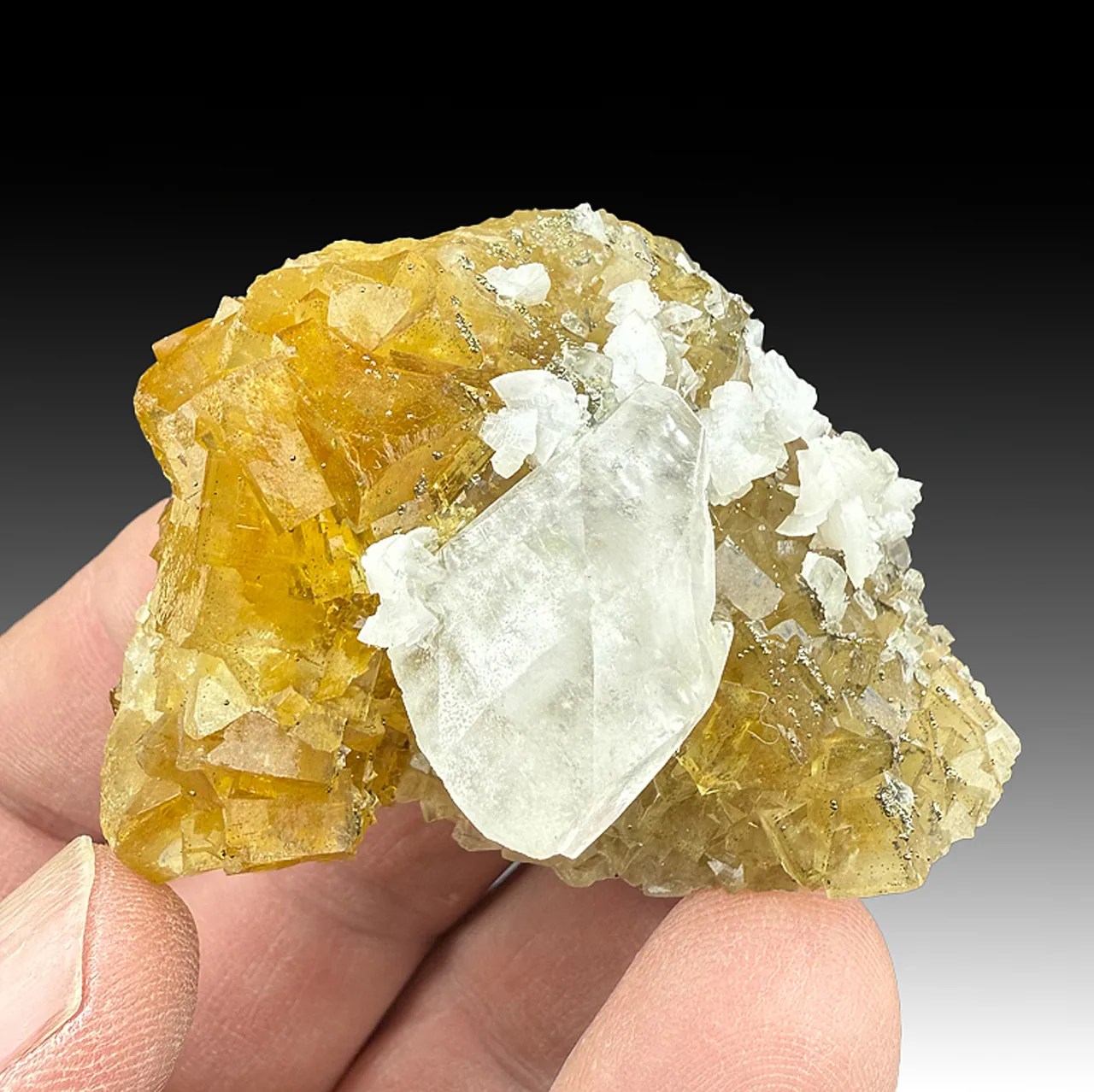 Calcite with Fluorite, Pyrite - image 1