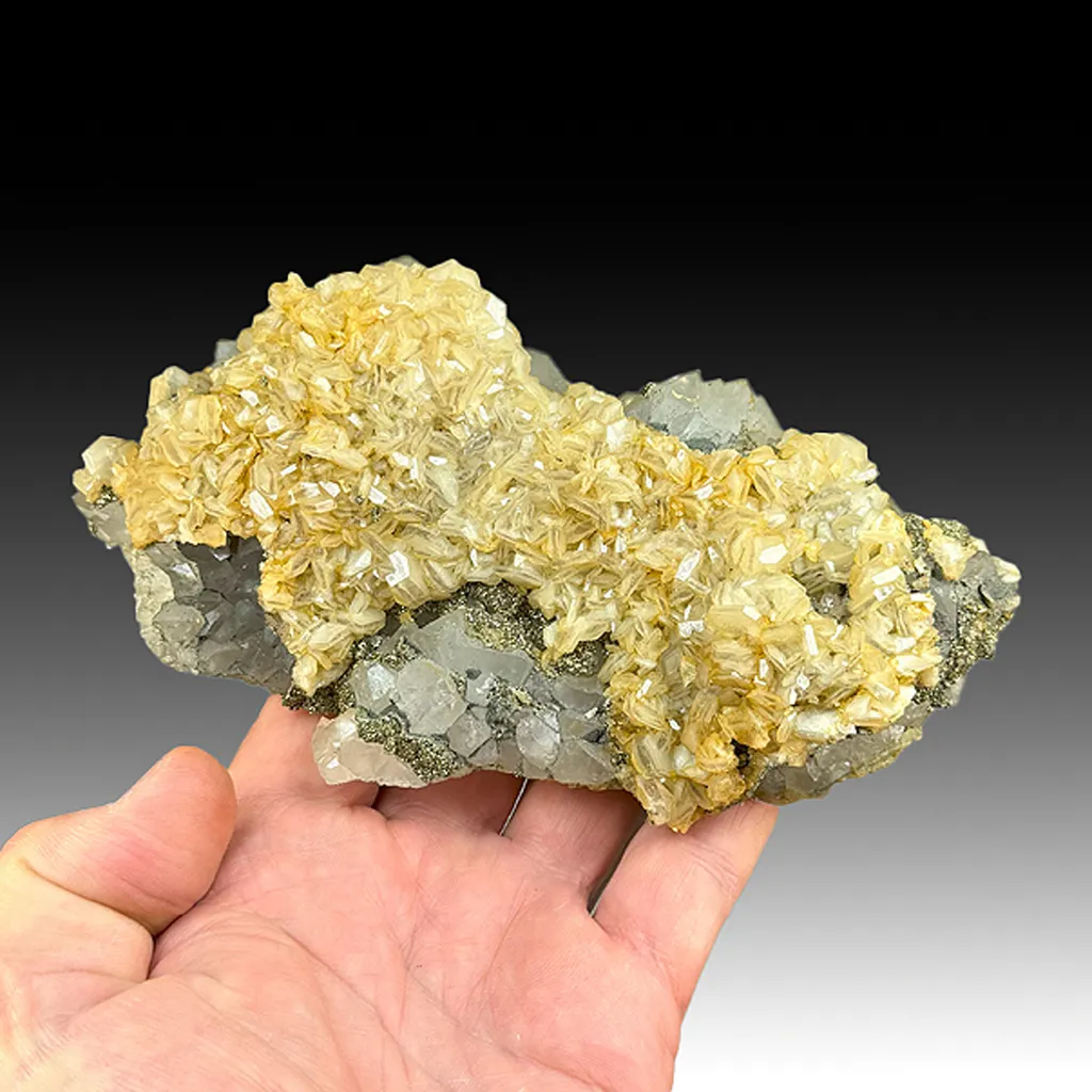 Calcite with Fluorite, Pyrite, Quartz image