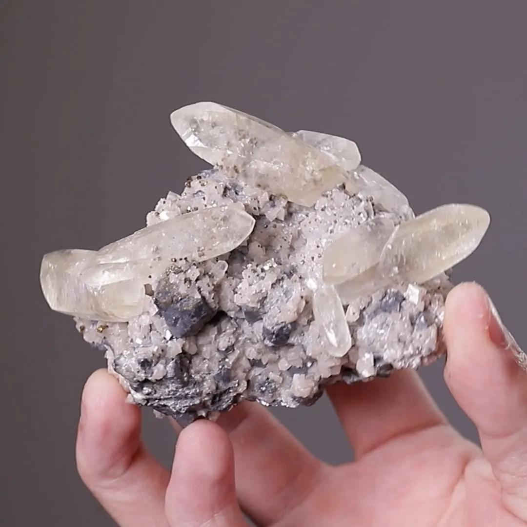 Calcite with Galena and Chalcopyrite - image 2