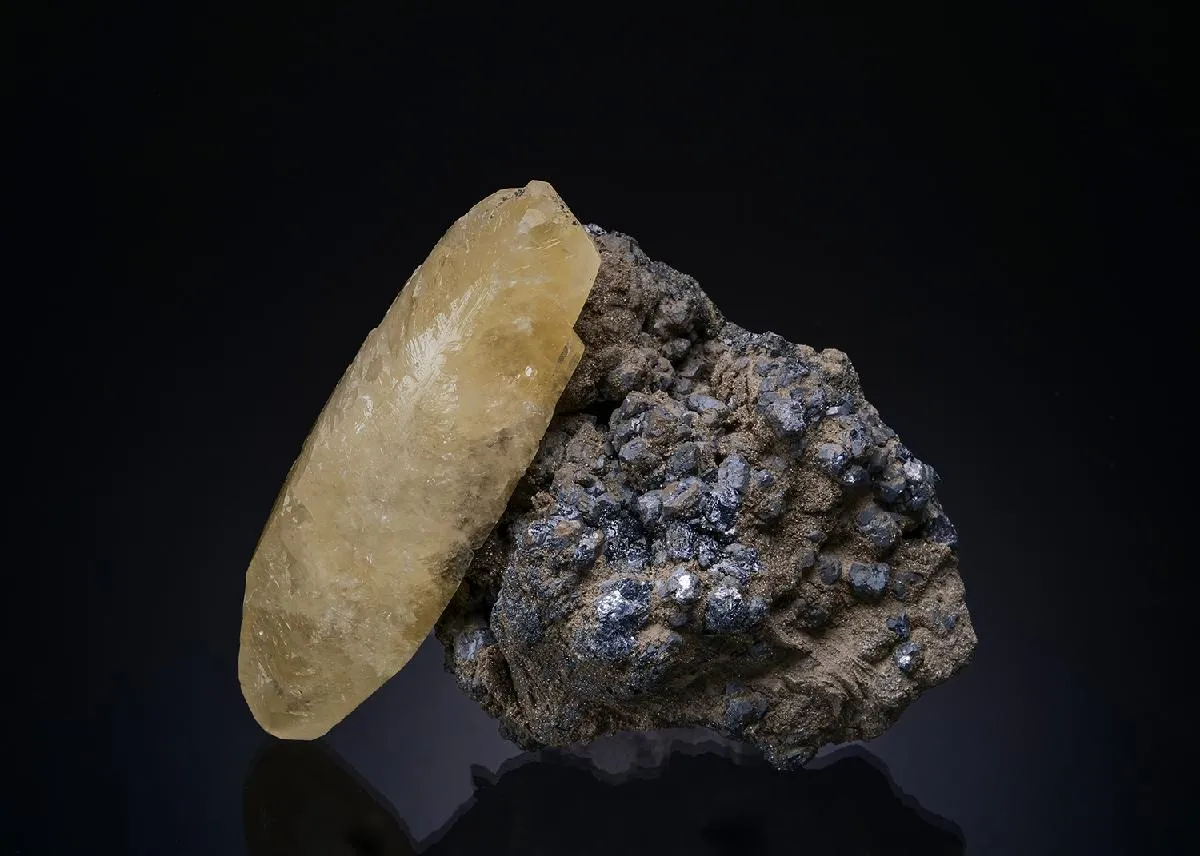 Calcite with Galena and Sphalerite - image 1