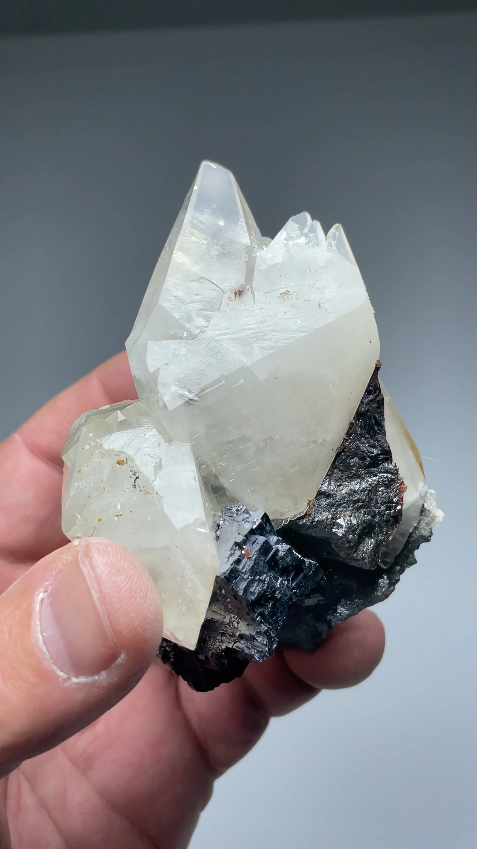 Calcite with Galena, Barite, Sphalerite - image 2