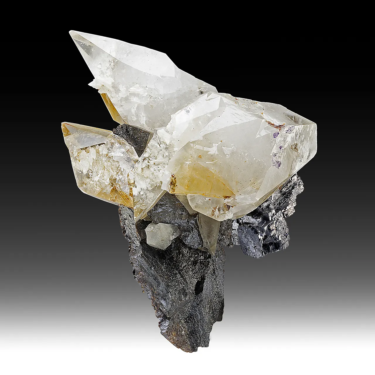Calcite with Galena, Barite, Sphalerite - image 1