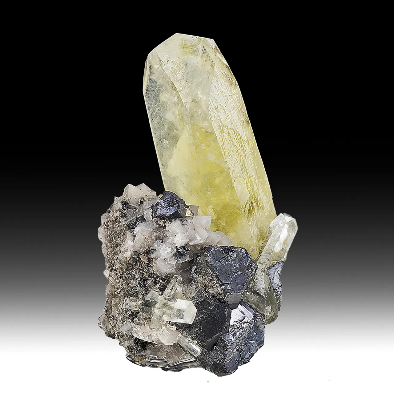 Calcite with Galena, Dolomite - image 1