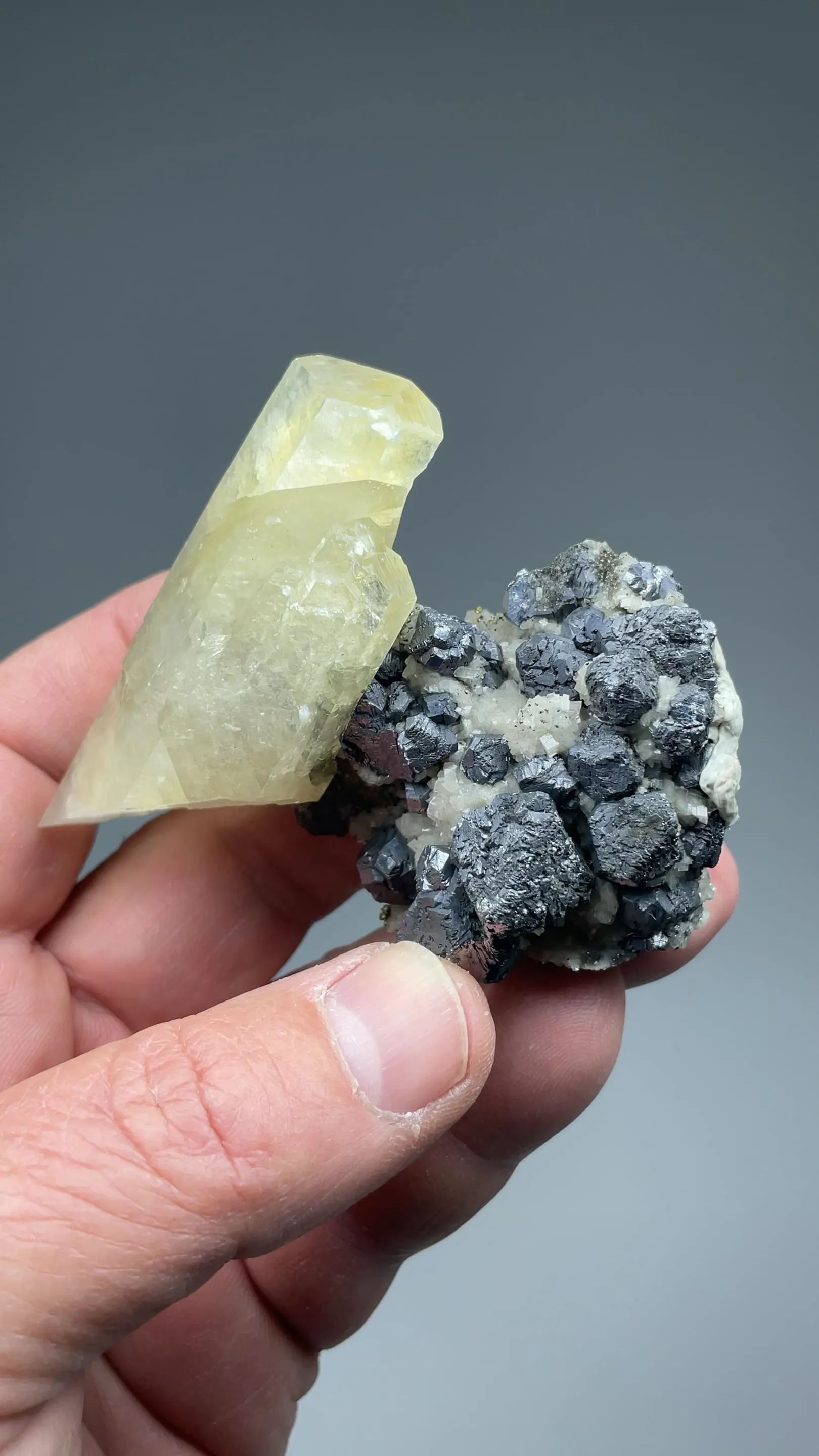 Calcite with Galena, Dolomite - image 2