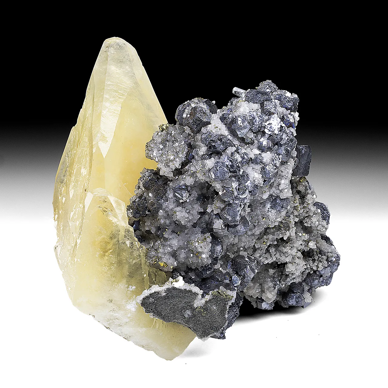 Calcite with Galena, Dolomite, Chalcopyrite - image 1