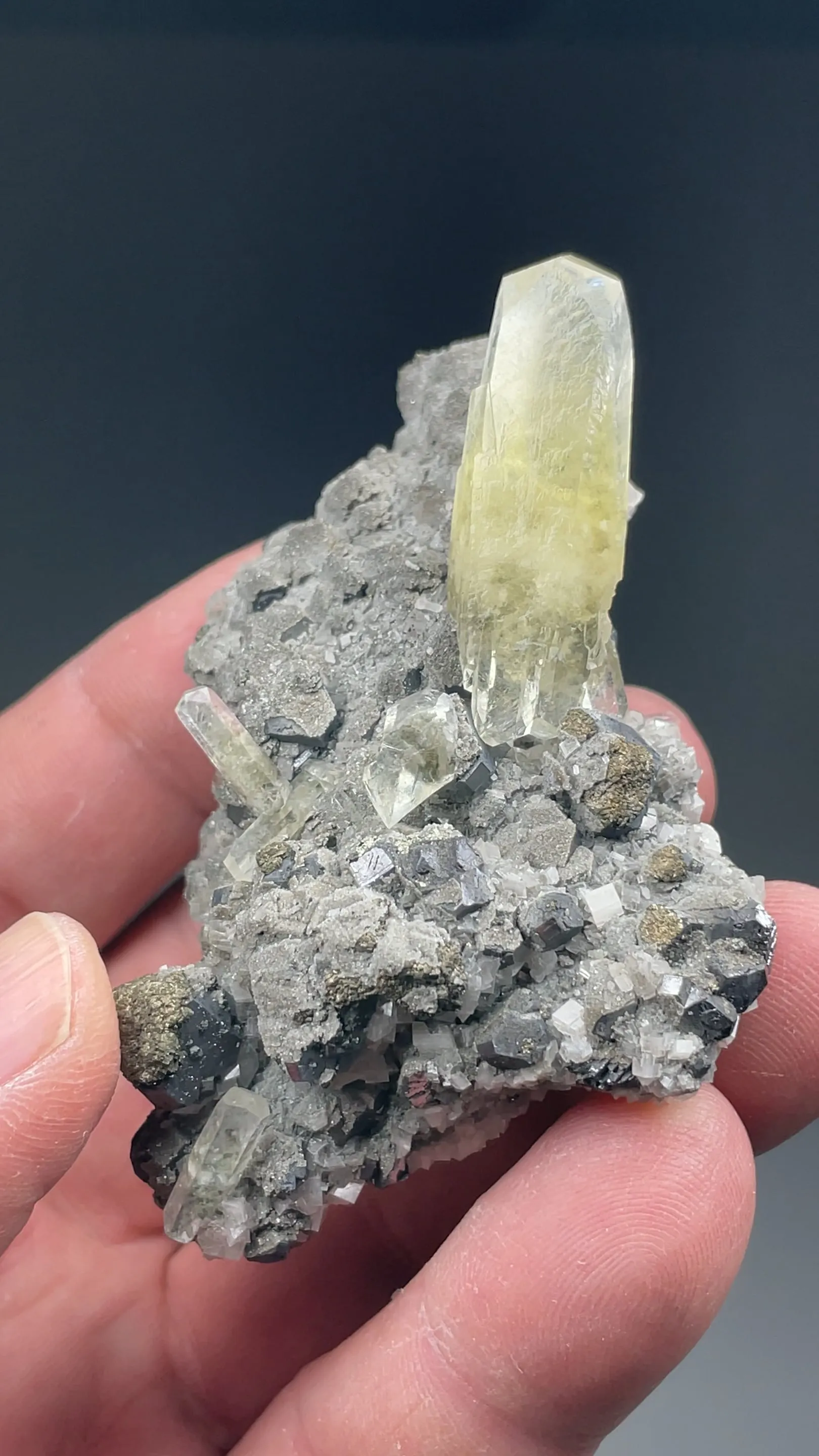 Calcite with Galena, Dolomite, Pyrite - image 2