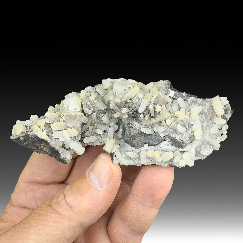 Calcite with Galena, Fluorite image