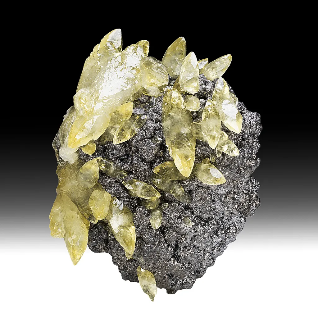 Calcite with Galena, Pyrite image