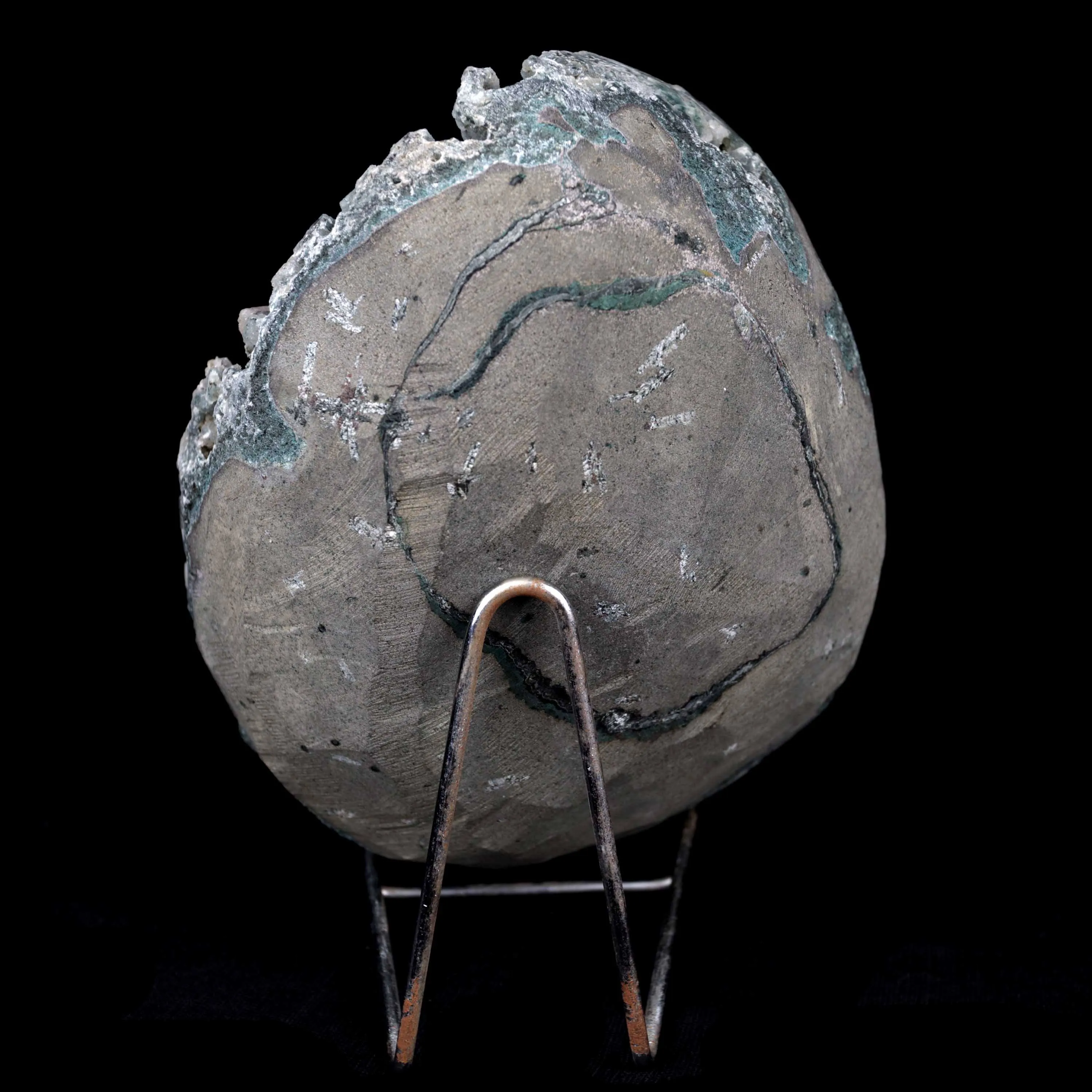 Calcite with Green Apophyllite with Stilbite (Excellent) Vug - image 6