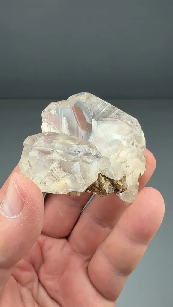 Calcite with Hedenbergite (CAR-0013) image