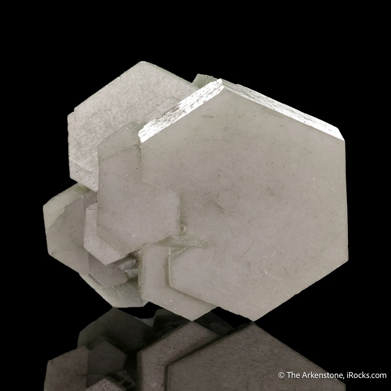 Calcite with Hedenbergite incl. - image 1