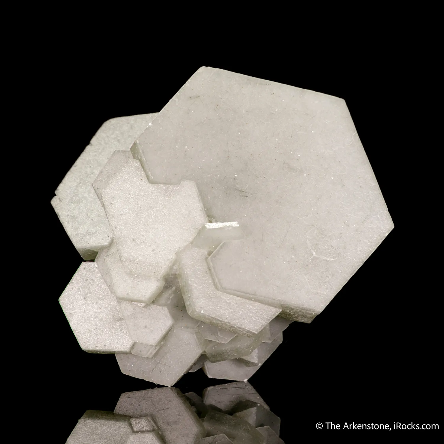 Calcite with Hedenbergite incl. - image 4