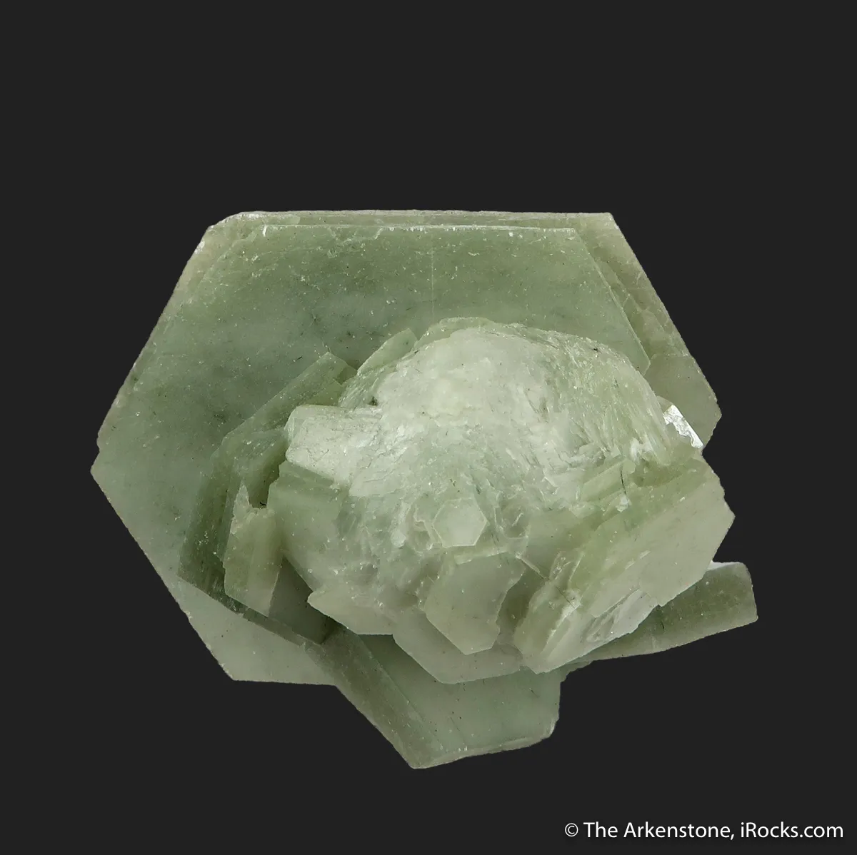 Calcite with Hedenbergite inclusions - image 3