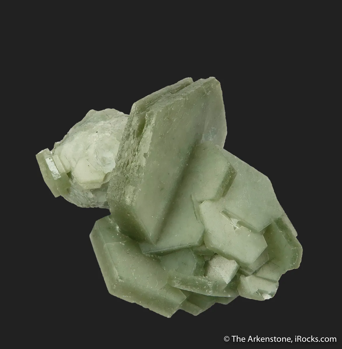 Calcite with Hedenbergite inclusions - image 4