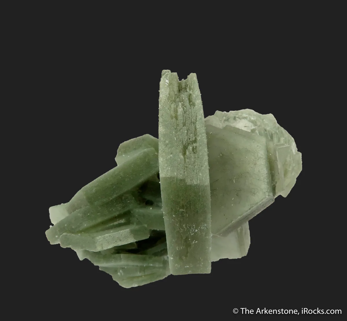 Calcite with Hedenbergite inclusions - image 2