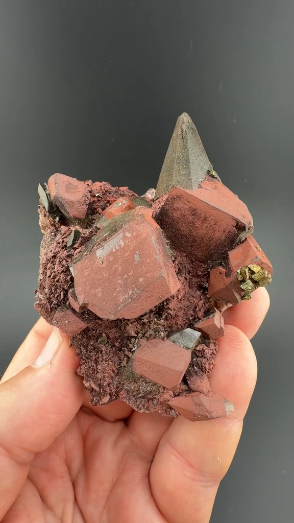 Calcite with Hematite, Chalcopyrite - image 2