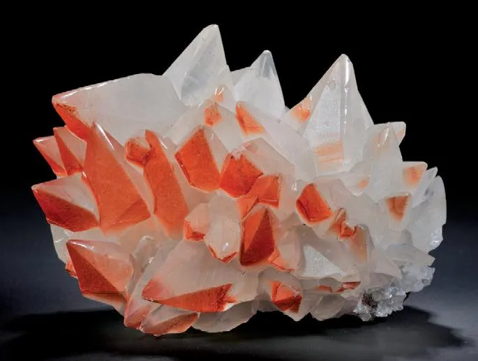 Calcite with Hematite staining image